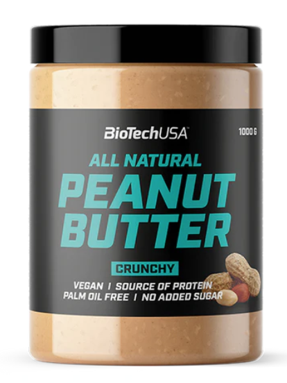 BIOTECH PEANUT BUTTER Beurre de Cacahuètes Crunchy 1kg BIOTECH USA  5999076235094 : BNS SHOP : site vente en ligne musculation , protéine –  Corse