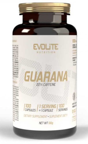 EVOLITE GUARANA 22% Caffeine 100 caps