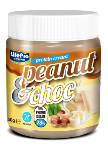 LIFE PRO PROTEIN CREAM Cacahuètes Chocolat blanc 250 g
